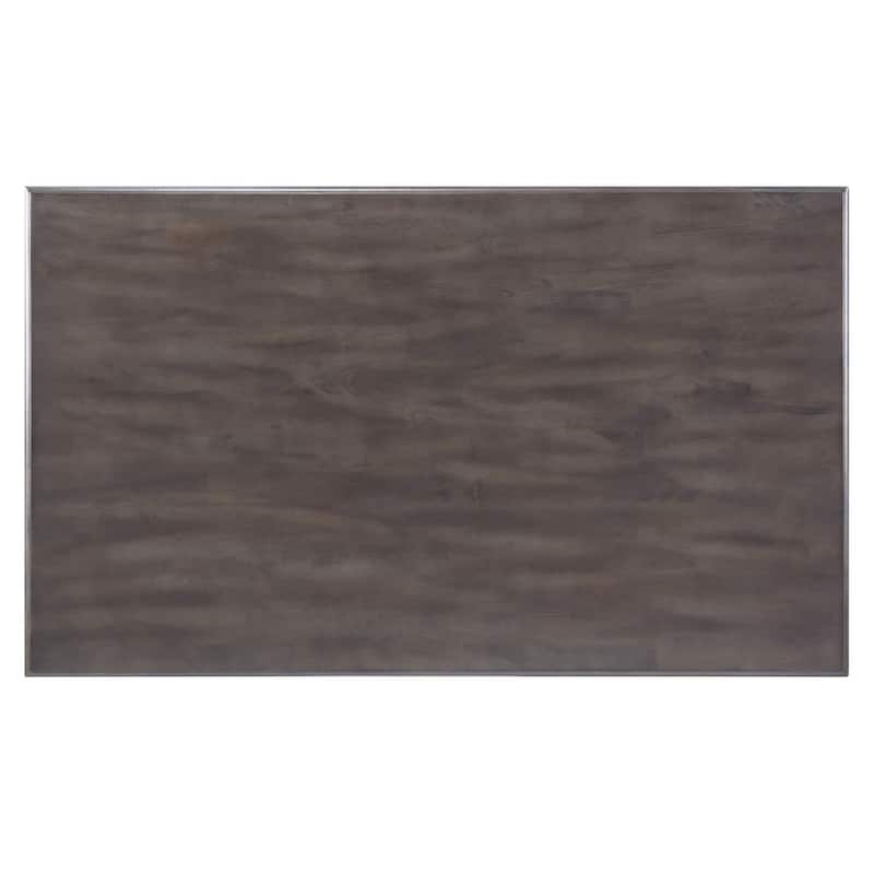 Rectangular Dining Table - 60 Inch Table Seats 6 - Modern Farmhouse Kitchen Table - 36