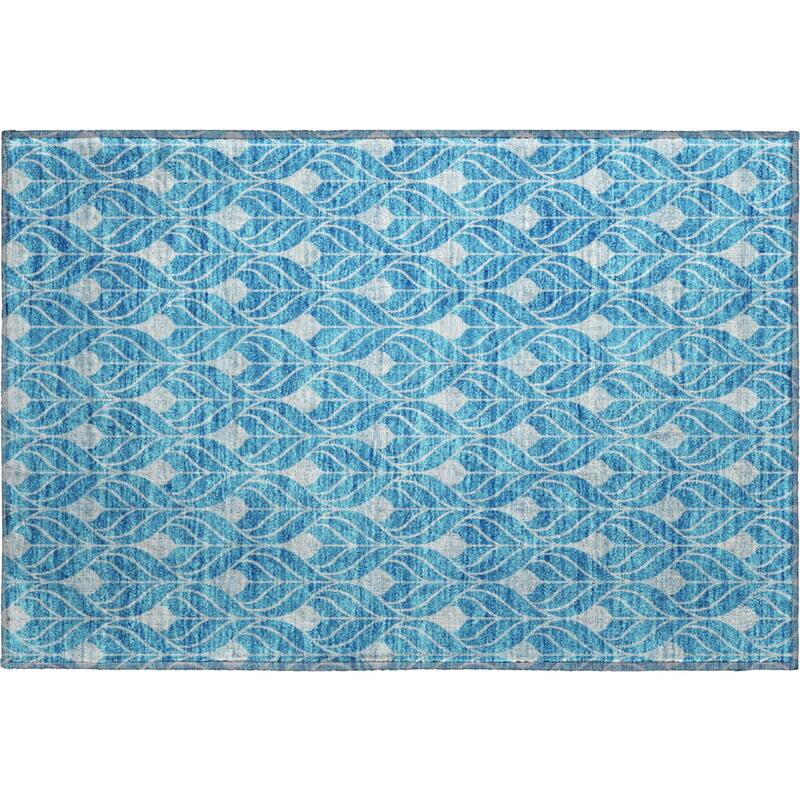Premium Washable Super Soft Geo Teardrop Mayfield Rug