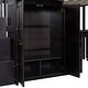preview thumbnail 14 of 17, Twin Loft Bed with Stairs, Drawers, Desk & Wardrobe for Kids & Teens, Espresso