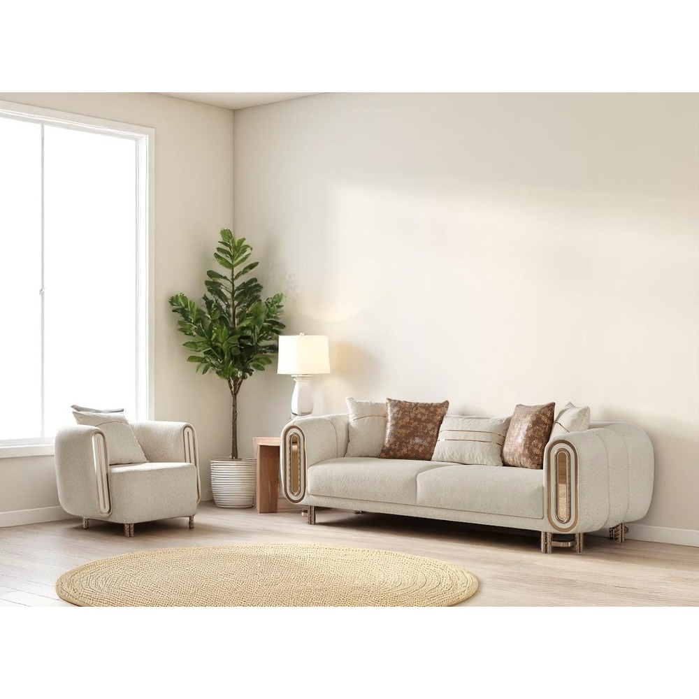 Granda 3 Pieces Living Room Sets 1 Sofa 2 Chair