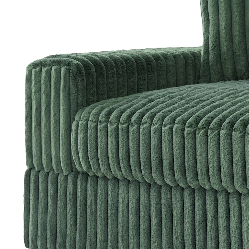 Cotton Flannel Armchair Sofa Corner Chairs for Living Room