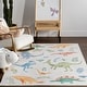 preview thumbnail 7 of 17, Nuloom Pavani Dinosaur SplashGuard Machine Washable Kids Area Rug