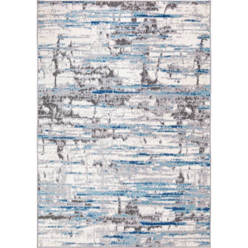 World Rug Gallery Vintage Abstract Modern Area Rug