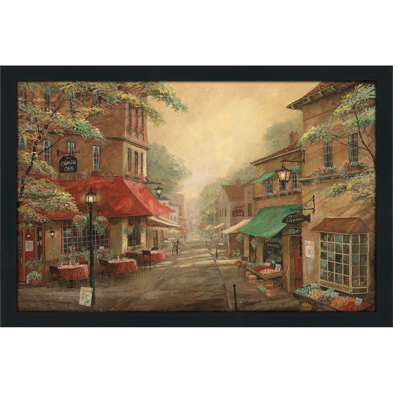 "Charlies Cafe" by Ruane Manning Print on Acrylic