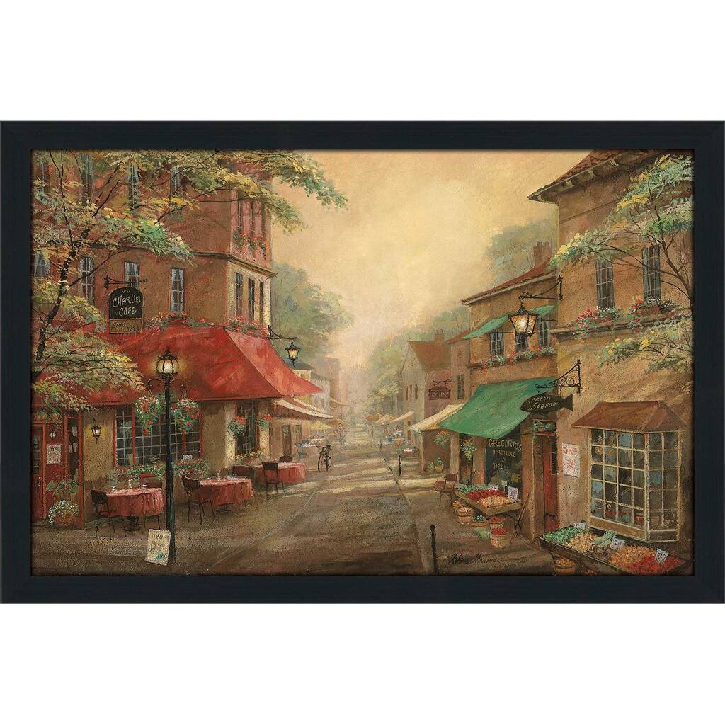 "Charlies Cafe" by Ruane Manning Print on Acrylic