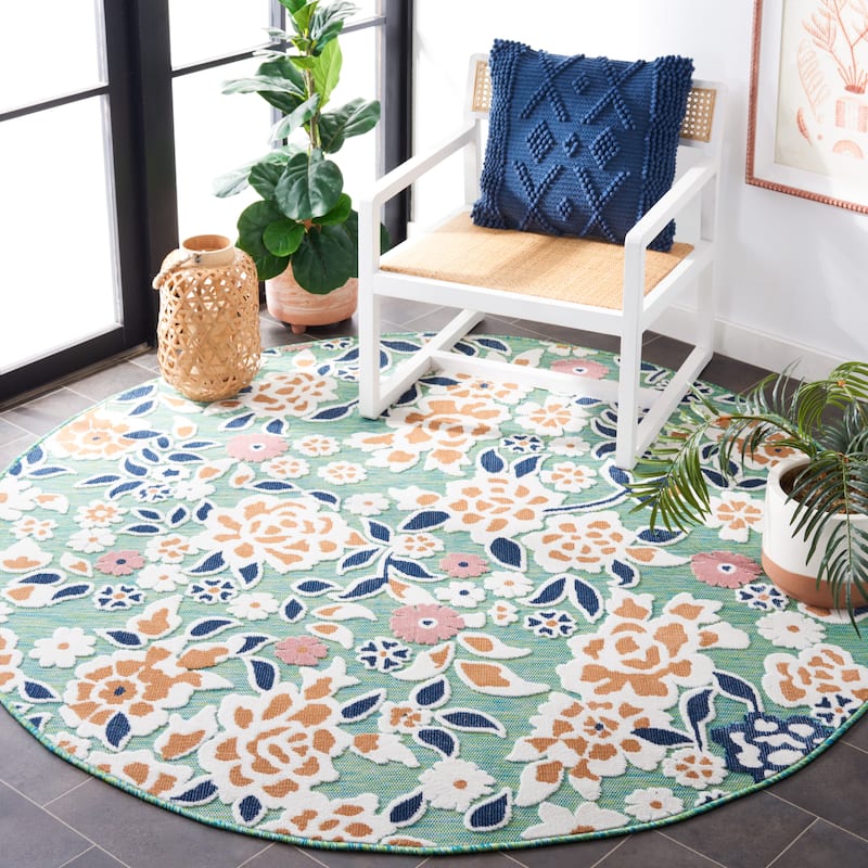 SAFAVIEH Cabana Cassie Indoor/ Outdoor Waterproof Transitional Rug