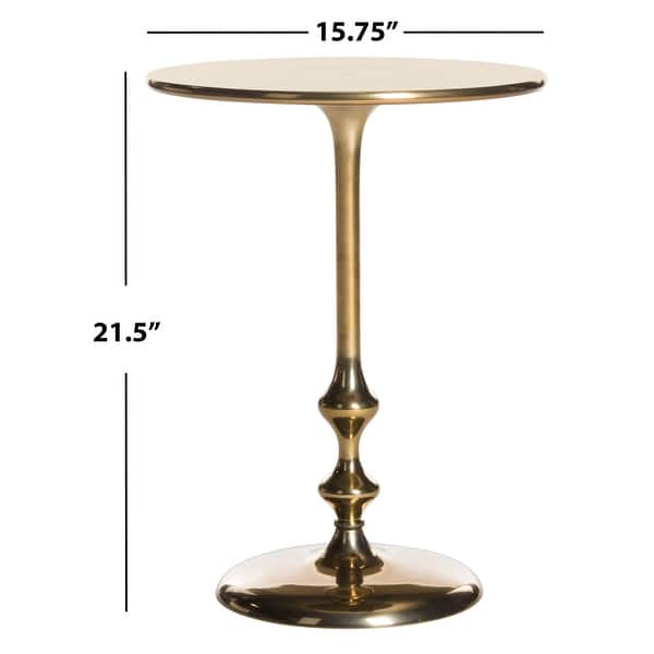 SAFAVIEH Hydra Round Side Table Bed Bath & Beyond 13339518