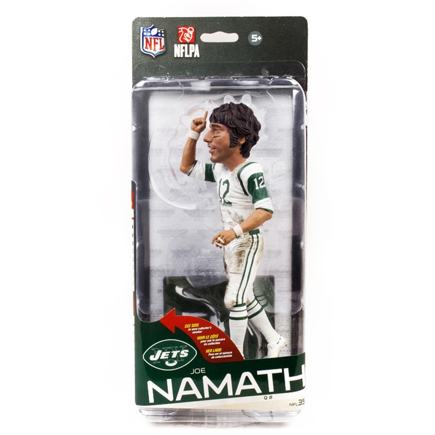 Shop Mcfarlane Nfl Series 35 New York Jets Joe Namath Bronze