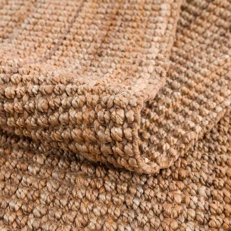 Hauteloom Jute Rug Collection - Natural Fiber Jute Farmhouse Area Rug
