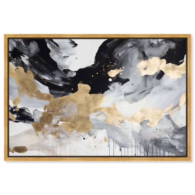Galactic View Canvas by Art Remedy - Gold - 24" x 16"