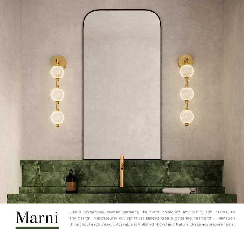 Alora Lighting WV321003-UNV-010 Marni 24" Tall 3000K LED Bathroom