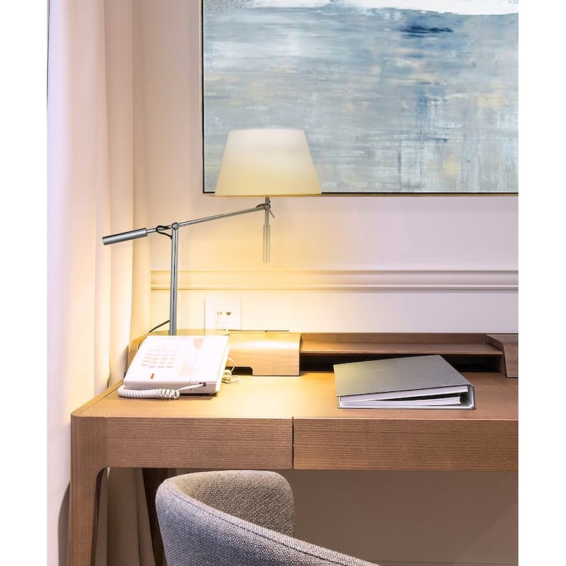 Hotel Style 31"H 1-Light LED Table Lamp Polished Chrome Finish by Maxim