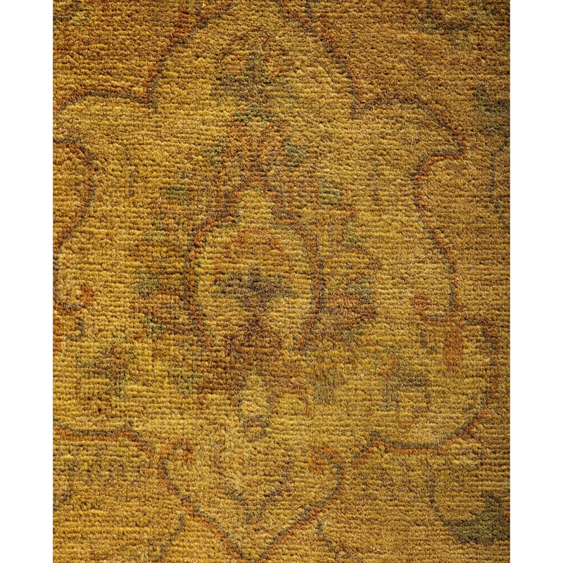 Overdyed One-of-a-Kind Hand-Knotted Area Rug - Gold - 8' 1" x 10' 5"
