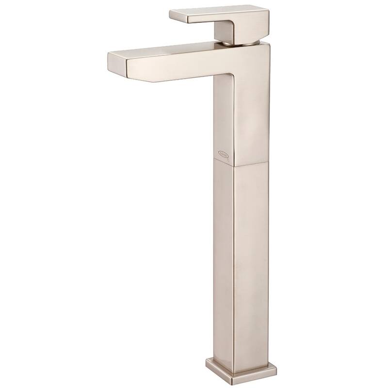 Pioneer Faucets Mod 1.2 GPM Single Hole Bathroom Faucet with Rigid - Brushed Nickel