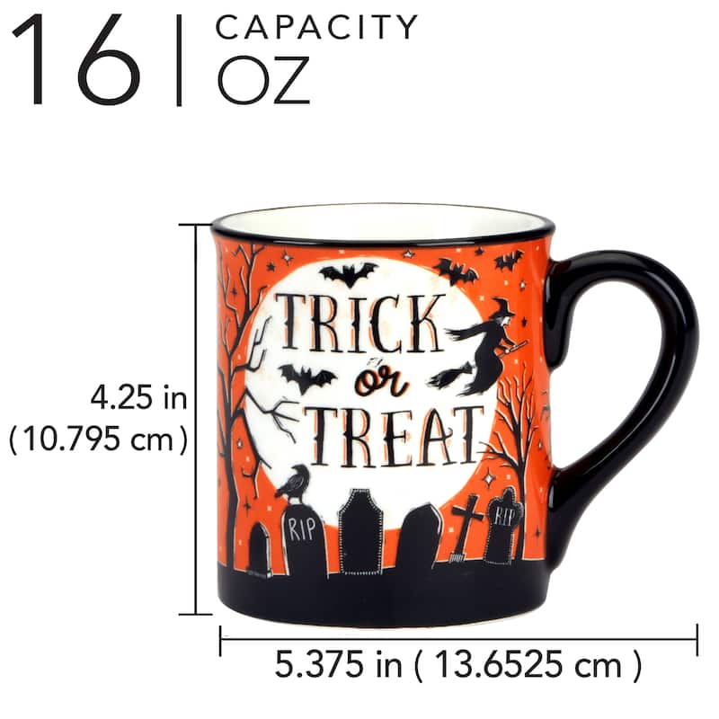 Certified International Hocus Pocus 16 oz. Mugs, Set of 4