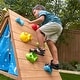 preview thumbnail 9 of 9, A-Frame Wooden Hideaway & Climber Toddler Climbing Toy
