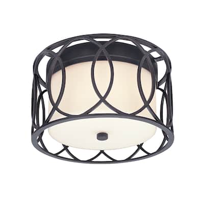 Troy Lighting Sausalito 2-light Ceiling Flush Mount