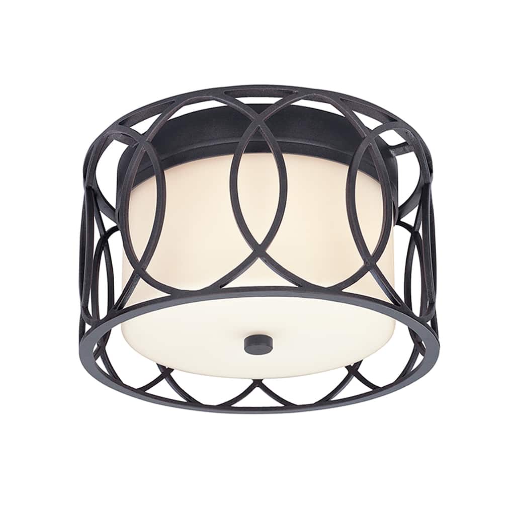 Troy Lighting Sausalito 2-light Ceiling Flush Mount