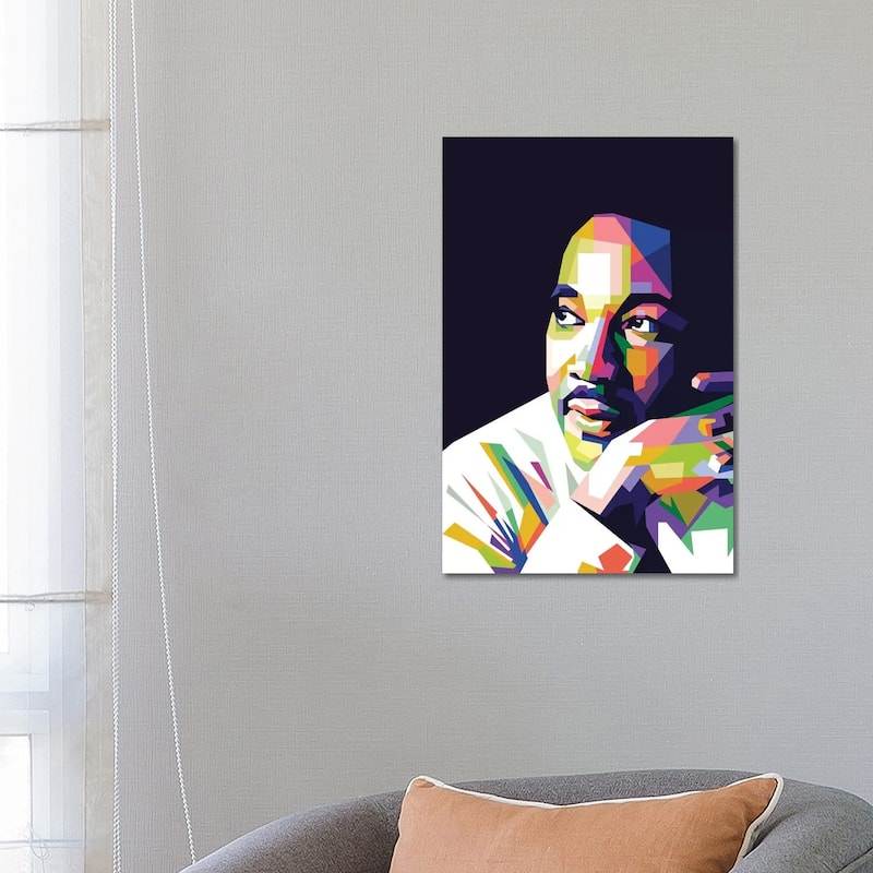 iCanvas "Martin Luther King Jr" by Dayat Banggai Canvas Print - 26x18x1.5