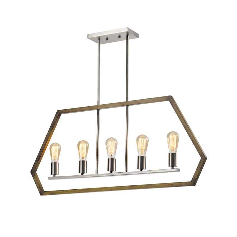 Maxax 5 - Light Kitchen Island Linear Pendant