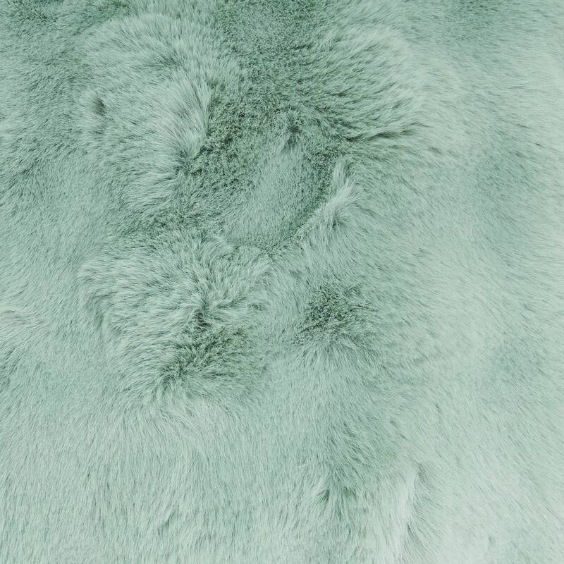 Plush Faux Fur Throw Pillow - Ultra-Soft Textured Accent for Sofa, Bed & Cozy Layered Styling