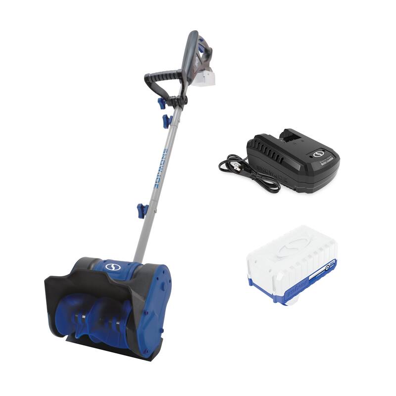 Cordless Snow Shovel Kit - Blue - 10-inch