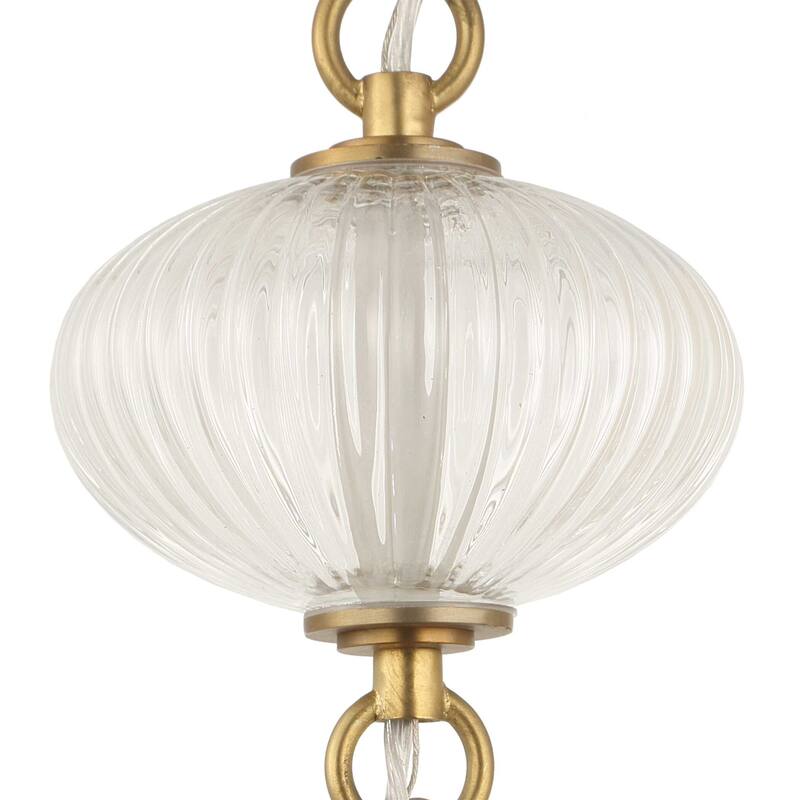 Uttermost Bellaire 1 Light Glass Shade Pendant - 16.5"W x 16.5"D x 20"H