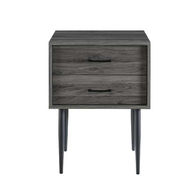 Middlebrook Notto Mid-Century 2-Drawer Nightstand
