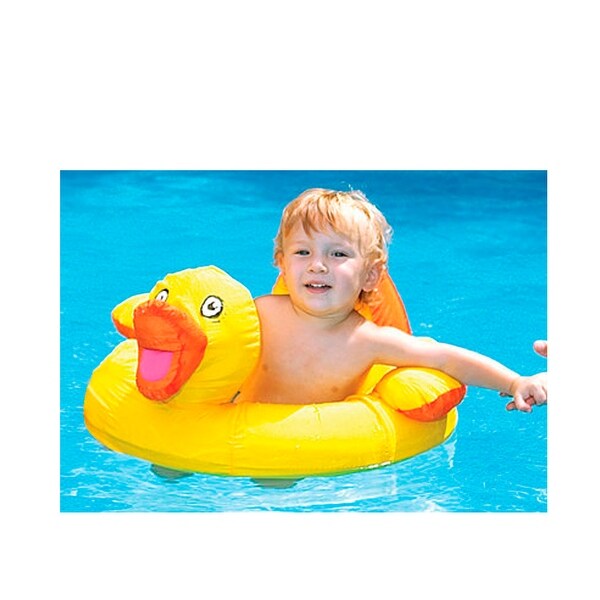 yellow baby pool float