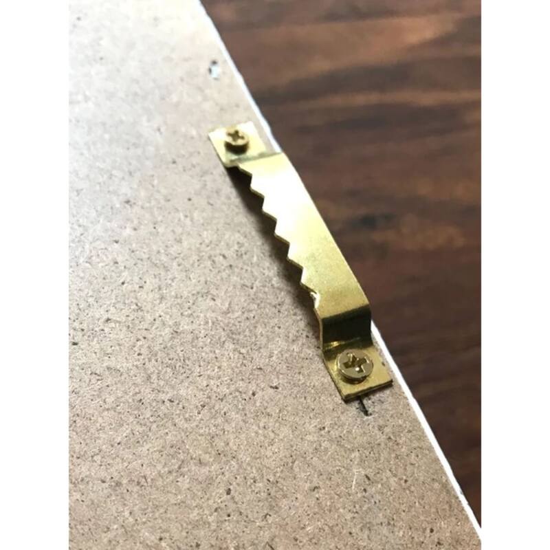 White Blue "The Chapel" LED Christmas Framed Wall Decor 24"x18"