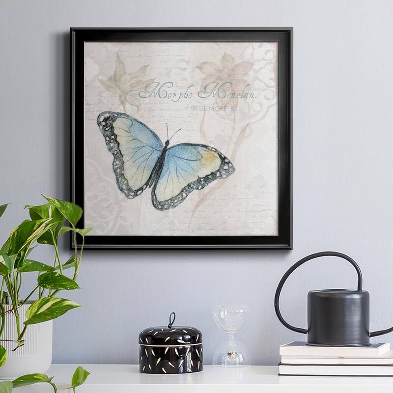 Postcard Butterfly III-Premium Framed Canvas - Ready to Hang