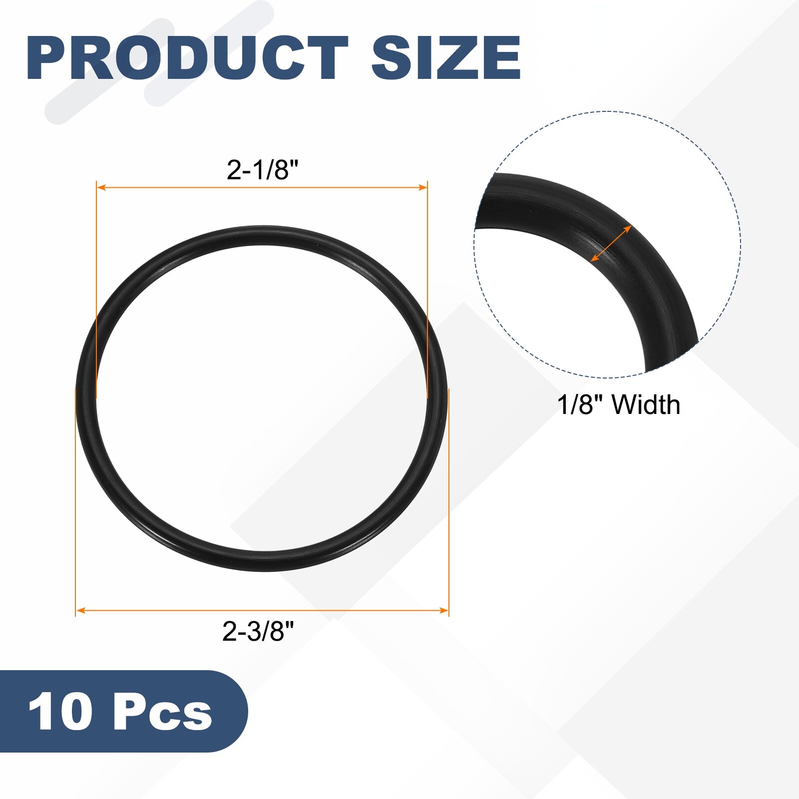 O-rings, Nitrile Rubber O-Rings Round Sealing Gasket for Automotive Machine Plumbing Sealing Repair