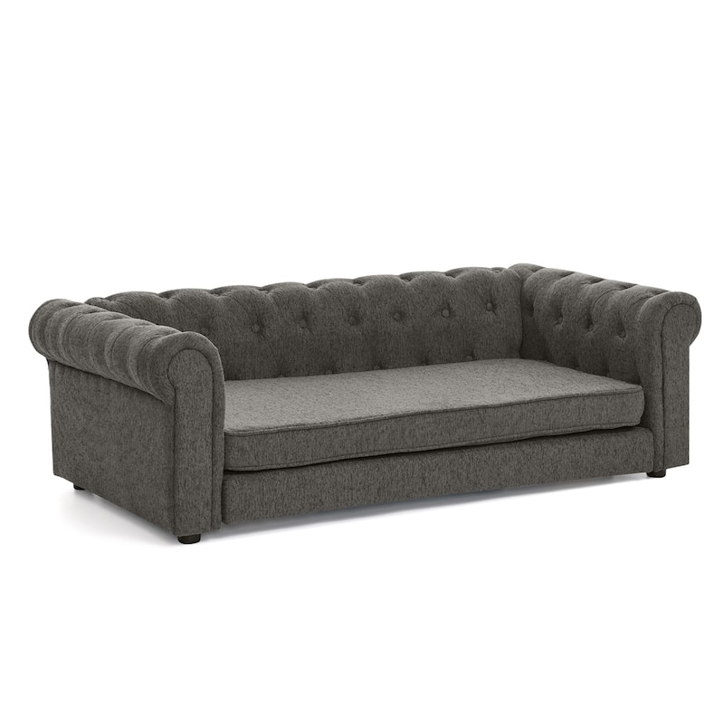 Elegant Rectangular Pet Sofa Bed for Dogs Up to 130lbs