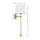 preview thumbnail 3 of 5, SAFAVIEH Lighting Athene 9-inch Wall Sconce with Bulbs (Set of 2) - 8 in. W x 9 in. D x 26 in. H