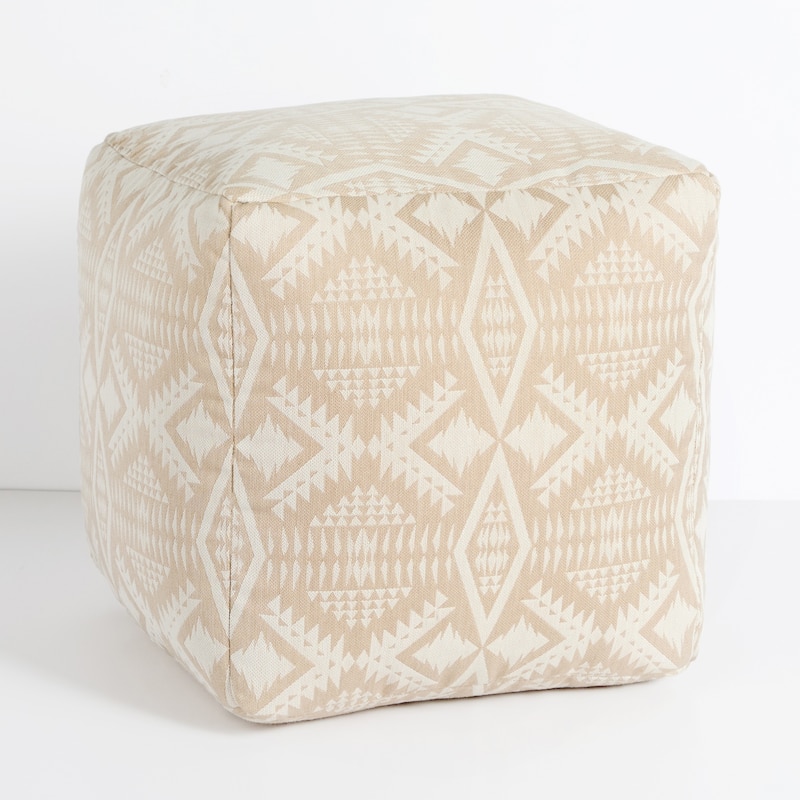 Sorra Home Sunbrella Pendleton Outdoor Bean Pouf
