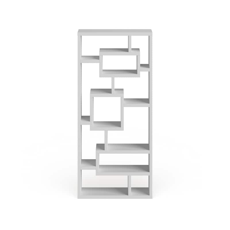 Tribeca Modern Multi-Shelf Open Back Bookcase/Display Cabinet by Furniture of America