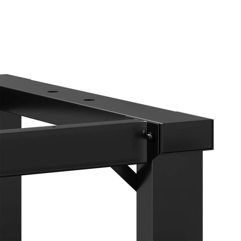 vidaXL Coffee Table Legs O-Frame 35.4"x11.8"x16.9" Steel - 35.4" x 11.8" x 16.9"