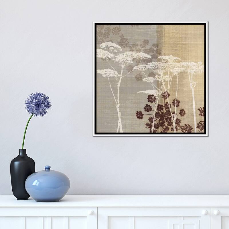 iCanvas "Lace I" by Tandi Venter Framed