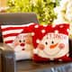 Glitzhome 14"L Hooked 3D Christmas Pillow