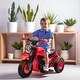 preview thumbnail 10 of 22, 6V Toddler Ride-On Bubble Motorcycle with Music, LED Headlight, 3 Wheels, 2MPH Electric Motorbike for Kids Ages 2-5