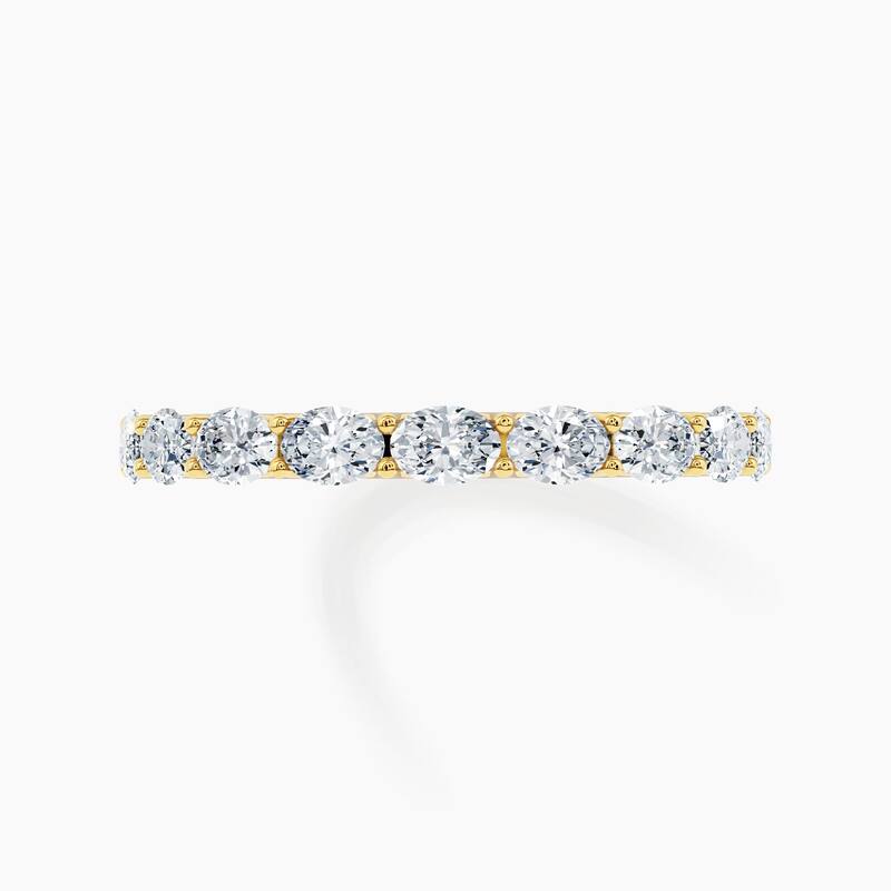 Auriya 14k Gold Oval East-West Lab Grown Diamond Half Eternity Band 0.90 - 3.75 ct. tw. (F-G, VS)
