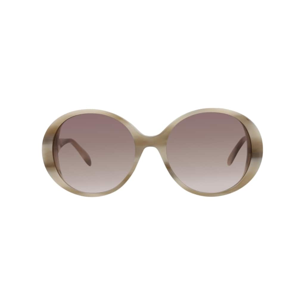 Alexander McQueen Round-Frame Acetate Sunglasses