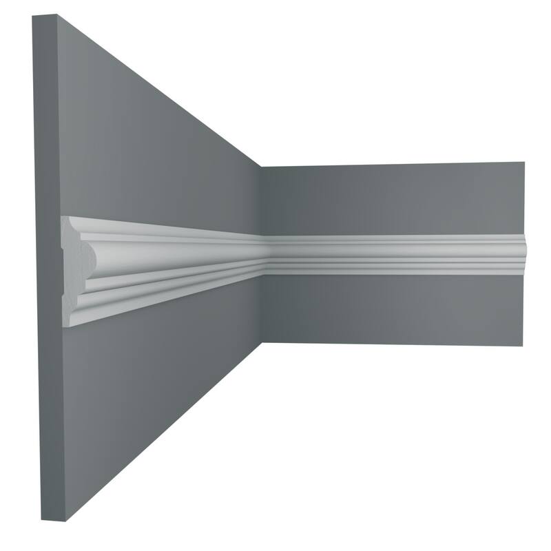 WM1217: 1/2-in D x 1-1/2-in W x 96-in L Americraft Solid Hardwood Stain Grade Panel Moulding - Primed Fingerjoint