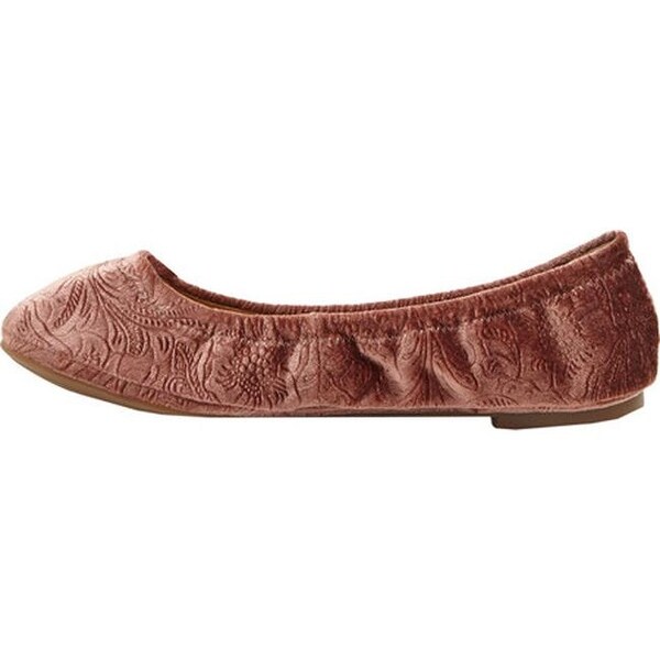 lucky brand velvet flats