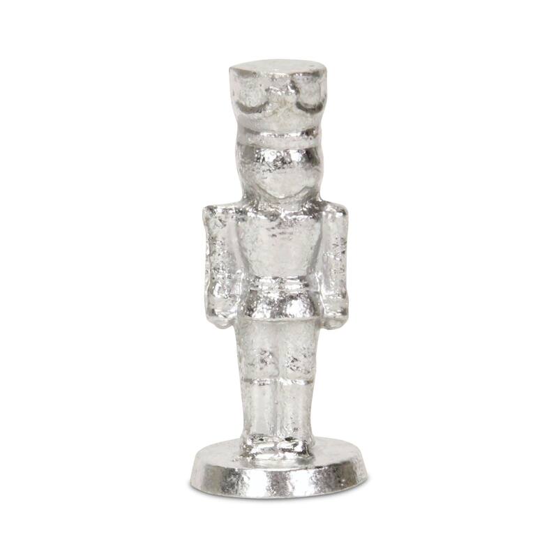 Clara Silver Cast Iron Nutcracker Figurine