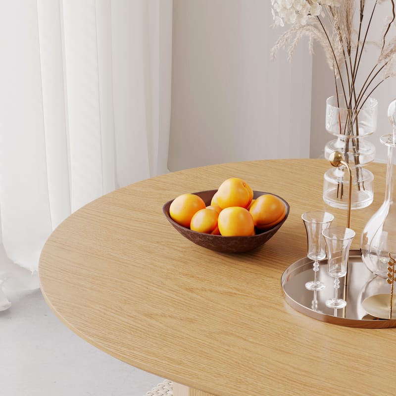 79 In Solid Wood Dining Table For 6 - 8 Person
