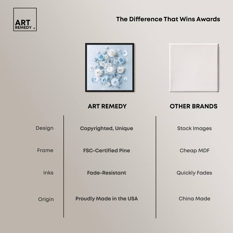 Sparkling Floral Perfume Canvas by Art Remedy
