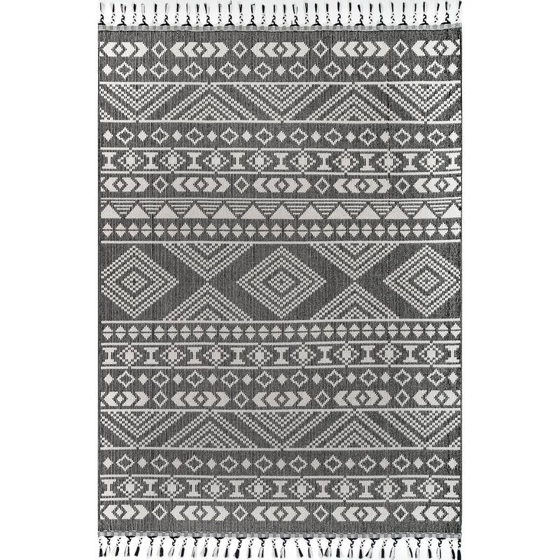 Nuloom Southwestern Striped Tribal Pierce Area Rug