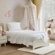 preview thumbnail 16 of 54, Laura Ashley Kids Cozy Printed Sheet Set Lovely Bows- Blue. - Full