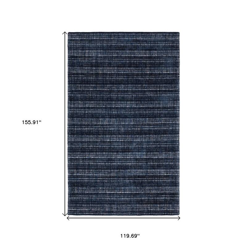 HomeRoots Striped Industrial Rectangle Area Rug